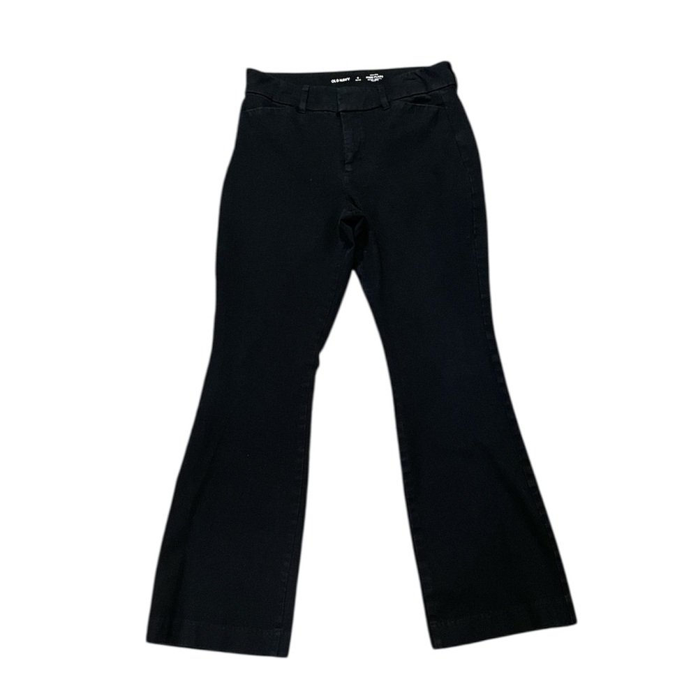 Old Navy Petite Black‎ High-Rise Pixie Flare Pants